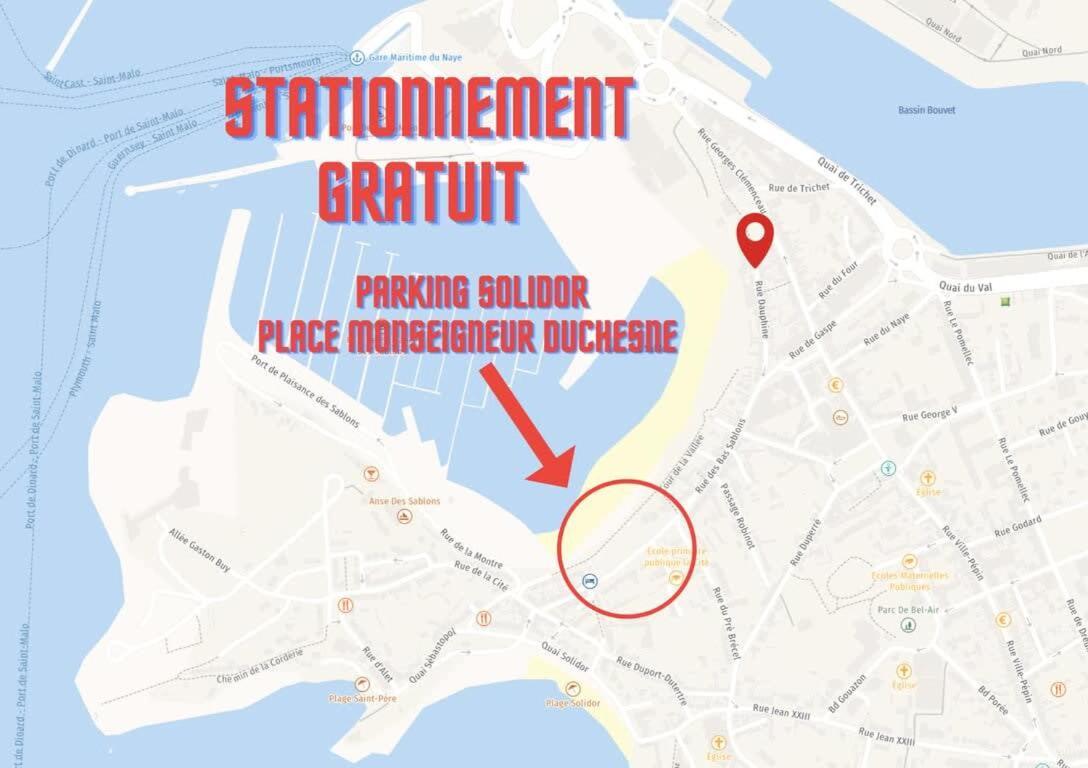 Appartement L'annexe - 50 M Et Remparts A 500 M Saint-Malo